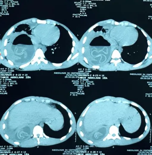 Diaphragmatic Hydatid Cyst, A Rare Entity Simulating A Thoracic